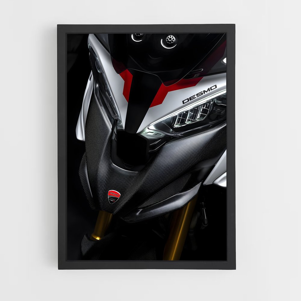 Poster éclatant Multistrada v – affiche Ducati (vue 2)